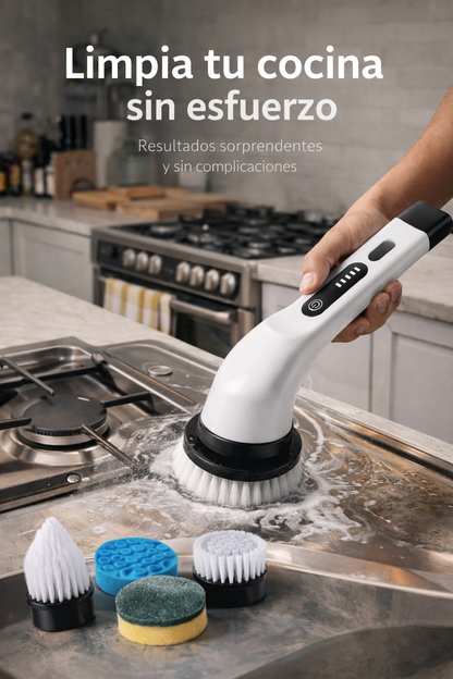 Cepillo De Limpieza Electrico 7 En 1